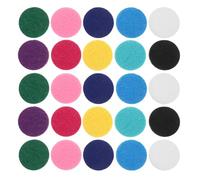 TOKIDNY 200pcs Mini round Diffuser Refill Pads for Essential Oil Diffusion, Non-woven Fabric Scent Pads with Compact and Portable Design, for Traveling and DIY Aromatherapy Random Color