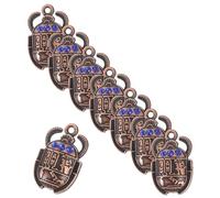 TOKIDNY 20pcs Beetle Charm Pendants for Jewelry Making Egyptian DIY Accessories Antique Scarab for Necklaces and Bracelets Durable Material