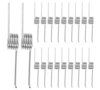 TOKIDNY 20pcs Stainless Steel Garbage Can Lid Springs 0.9mm Wire 4-coil Compression Torsion Spring Set for DIY Repair and Trash Bin Lid Replacement in Home Storage