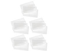 TOKIDNY 20pcs Stamp Hard Clip Banknotes Holders 3.5x5.5inch PVC Protective Cover Multi-Purpose Money Storage for Collectors