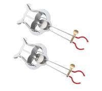 TOKIDNY 2pcs Adjustable Trumpet Lyre Music Holder for Marching Band Sheet Music Clip Stand with Firm Grip and Wind-resistant Metal Design for Outdoor Performances