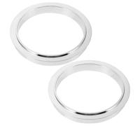 TOKIDNY 2pcs Aluminum Cup Sealing Rings 95mm to 80mm Gasket for Automatic Bubble Tea and Coffee Machine Sealer, Food-grade Seal Washers Compatible 95mm Cup Sealing Machines for Beverage