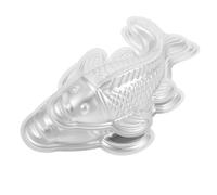 TOKIDNY 2pcs Aluminum Koi Fish Cake Mold Nonstick Fish Fondant Pastry Mold for Jelly Chocolate Mousse Candy Baking Even Heating Dessert Pan for DIY Baking and Party Treats