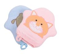 TOKIDNY 2pcs Bath Sponge Soft Cartoon Muslin Cloths for Boy Girl Bathing Shower Useful Shampoo Scrubber and Bathing Brush