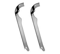 TOKIDNY 2pcs Bicycle Chain Cover Chain Protector Black Plastic Protective Portable Design for Mountain Bikes Types of Bicycles Cycling