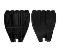 TOKIDNY 2pcs Black Lifting Wheelchair Footplates with Anti-Slip Protection and Support Pole Design, Suitable for 19mm Diameter Tube, Reduces Caregiver Burden, Leg Rest for Wheelchair Users