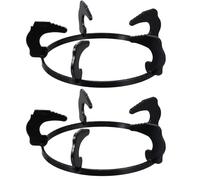 TOKIDNY 2PCS Cast Iron Gas Stove Racks with Beveled Step Design Non-slip Pan Holder Stand for Kitchen Cooktop Range Wok Support Compatible with Gas Hob Cooking
