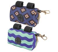 TOKIDNY 2Pcs Diaper Bag Dispenser Portable Holder for Travel Stroller Hanging Organizer for Nappy Bags and Diaper Trash Storage Convenient for Boys