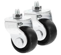 TOKIDNY 2pcs Floor Jack Casters Wheel Replacement, Trolley Jack Industrial Castor Wheels for 2-ton Bearing Capacity Replacement Rear