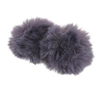 TOKIDNY 2PCS Lavalier Microphone Windshield Cover Dense Plush Furry Windscreen for Voice Pickup Windproof Replacement Mic Cover Protecting Against Noise Water and Spit