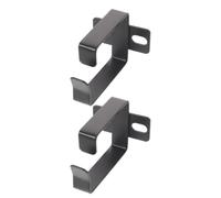 TOKIDNY 2pcs Metal Cable Manager Rings with Screws for Network Rack Vertical Wire Management Hook, Arcshaped Channels and Secure Snaps, Prevents Cable Damage and Optimises Space