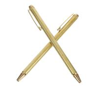 TOKIDNY 2pcs Metal Dowsing Rods Kit, Brass Alloy Portable Water Divining Rods for Outdoor Underground Detection, Telescopic Stainless Steel Detection Tool for Well Drilling and Treasure