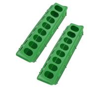 TOKIDNY 2pcs Pigeon Feeding Troughs Anti-splash Food Bowls Lightweight Pigeon Cage Food Boxes Easy to Clean Bird Feeding Utensils for Home Aviary