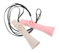 TOKIDNY 2pcs Plastic Kazoo Musical Instruments for Beginners, Lightweight Portable Kazoo Flute Set with Neck Rope, Suitable for Music Lessons, Classroom Events, and Birthday Parties