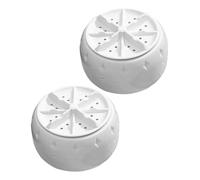 TOKIDNY 2pcs Portable Mini Washer Electric Automatic Table Top Camping Washing Machine for Laundry Socks