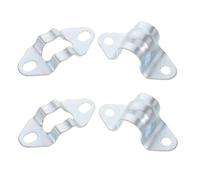 TOKIDNY 2pcs Silver Iron Truck Door Lock with Dual Locking Mechanism, Simple Installation and Weather Resistance, Suitable for Trailer and Box Truck Cargo Management
