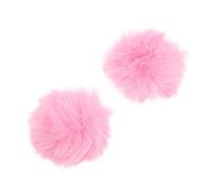 TOKIDNY 2Pcs Windproof Plush Microphone Covers Soft Microphone Sleeves for Ktv Singing Accessories Easy to Install Replacement for Professional Mic Use