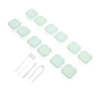 TOKIDNY 2sets Portable Case Holder Eye Care Storage Box Flipping Cover for Access for Travel and Daily Use