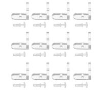 TOKIDNY 30pcs Acrylic Right Angle Corner Brackets for Acrylic Panels and Boards, L Shaped Clips with Clip-on Method and Precise Alignment, for Display Case and DIY Projects