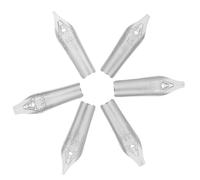 TOKIDNY 30pcs Fountain Pen Nibs Stainless Steel Silver Universal Calligraphy Nibs for Pens Even Ink Production Easy to Write Art Supplies for Adults and Artists