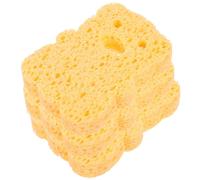 TOKIDNY 3pcs Bath Sponge Natural Sponge Wood Pulp Cellulose Material Create Rich Bubbles Comfortable Assorted Style for Bathing Adults Babies