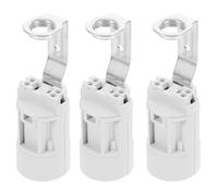 TOKIDNY 3pcs Candle Lamp Holder with E14 Lamp Base Kit for Do it Yourself Stable Light Source and Versatile Application in Dining Rooms and Bedrooms