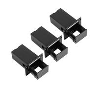 TOKIDNY 3Pcs Guitar Pickup Battery Box with 9V Battery Holder Black for Bass Guitar Pickup Accessories Case for Musical Instruments