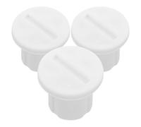 TOKIDNY 3pcs Plastic Ladder Toilet Screws for Toilet Seat Attachment, White, Easy Installation and Stable Fastening, Foldable Step Stool for Potty Training at Home or Public Restrooms