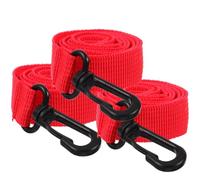 TOKIDNY 3pcs Safety Walking Rope with Handles for Outdoor Use Anti-Stray Leash for Daycare Camping Hiking and Park Outings Red Transition Assistant Belt