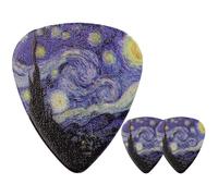 TOKIDNY 3Pcs Triangle Guitar Picks 0.46Mm Thin Acoustic Electric Guitar Finger Picks Small Bass for Ukulele and Folk Accessories