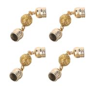 TOKIDNY 4 Pcs Magnetic Clasps DIY Necklaces Clasps Metal Fashionable Versatile Golden Secure Hold Easy DIY Design Accessories for Headscarves and Scarves Daily Life