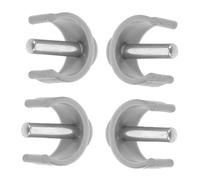 TOKIDNY 4 Pcs Plastic C-Shape Clamp Buckles for Walking Sticks and Canes Support Holders Secure Non-Slip Replacement Pins for Elderly and Disabled Users