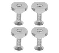 TOKIDNY 4 Sets M6 Stainless Steel Board Fins Screws for Surfboard Paddleboard, Marine Grade SUP Fin Screw Kit with Internal Socket, Sturdy Surfing Accessories for Longboard and Paddle