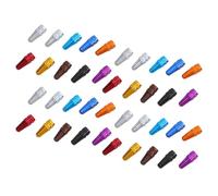 TOKIDNY 40pcs Bike Valve Stem Caps for French-Style Valves Dust Covers with Airtight Seal Wear-resistant Composite Material Multi-color for Road Bicycles Electric Motorbikes and Cycling