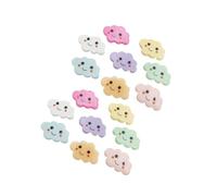 TOKIDNY 40PCS Mixed Color Resin Cartoon Hairpin Accessories for Women Creative DIY Headband and Phone Case Material Smiling Face Pattern for Fun Handmade Crafting