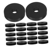 TOKIDNY 48pcs Rubber Vibration Isolation Pads Od Id Thick Shockproof Rubber Feet Protectors for Mechanical Damping Noise Reduction Stability Enhancement Weather-resistant Bumpers