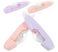 TOKIDNY 4pcs Adhesive Correction Tapes for Writing with Comfortable to Hold Pp Material Not Easy to Slip Suitable for Home and Office Use Practical Stationery Supplies Random Color