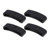 TOKIDNY 4PCS Silicone Watch Strap Loops Replacement Rings for Inner Diameter Bands Holder Retaining Fastener Security Keeper