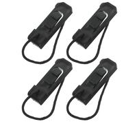 TOKIDNY 4pcs Snap-type Nylon Surfboard Fin Clips for Inflatable Paddle Boards and Seat Boards, Black, Designed to Increase Direction and Stability for Outdoor Surfing