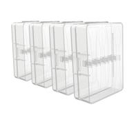 TOKIDNY 4pcs Tooth Brush Heads Case for Boys and Girls Oral Toothbrush Electric Wall Mounted Holder Storage Container
