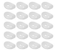 TOKIDNY 50Pcs Stainless Steel Bracelet Buckle DIY Jewelry Button Connectors for Necklace Making Accessories Practical Stylish Design