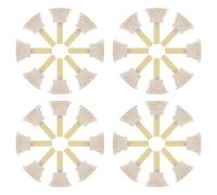 TOKIDNY 50pcs Thickened Moxibustion Sticks with Cone Base, Reliable Moxa Columns for Moxibustion Therapy and Massage Salon Use, Made of Moxa, Plastic, and Tinfoil