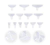 TOKIDNY 52Pcs Plastic Pen Replacement Tips for Rhinestone Painting Diamond Art DIY Crafts Embroidery Tool Heads Set with 3-15 Points, Compatible with Diamond Painting Pens for Mosaic