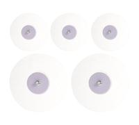 TOKIDNY 5pcs No Drill Installation Silicone Screws for Security with 1/4' Thread and Stable Support, Sl esign Indoor Mount Base for Apartments and Home