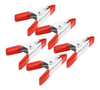 TOKIDNY 5pcs Small Spring Clamps for Woodworking with Strong Grip, Aluminium Alloy Material, Versatile Miniature C Clamps for DIY Projects and Tent Securing