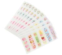 TOKIDNY 60pcs Breathable Adhesive Bandages Assorted Colours, Self-Adhesive Pe Material, Does Not Hurt The Skin, for Injured Caring and Everyday First Aid Use