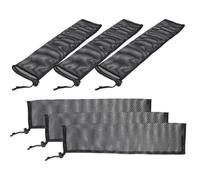 TOKIDNY 6Pcs Bird Feeding Bags Hanging Mesh Feeder Drawstring Storage Bags Reusable Outdoor Wild Bird Seed Holders Easy to Clean and Use