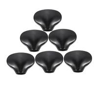 TOKIDNY 6Pcs Black Metal Guitar Tuning Peg Buttons Screws Tuner Machine Head Caps for Acoustic and Electric Guitar String Tuning Replacement Tuner Handles Set