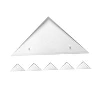 TOKIDNY 6pcs Foosball Table Triangle Corner Edge Guards Plastic Replacement Parts Rod Football Table Reinforced Structure From Warping Easy to Clean Accessories for Game and Party Use