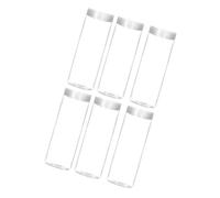 TOKIDNY 6pcs Ps Coin Storage Tubes Lids Coin Protection Complete Storage Suitable for Pennies Dimes Office Use